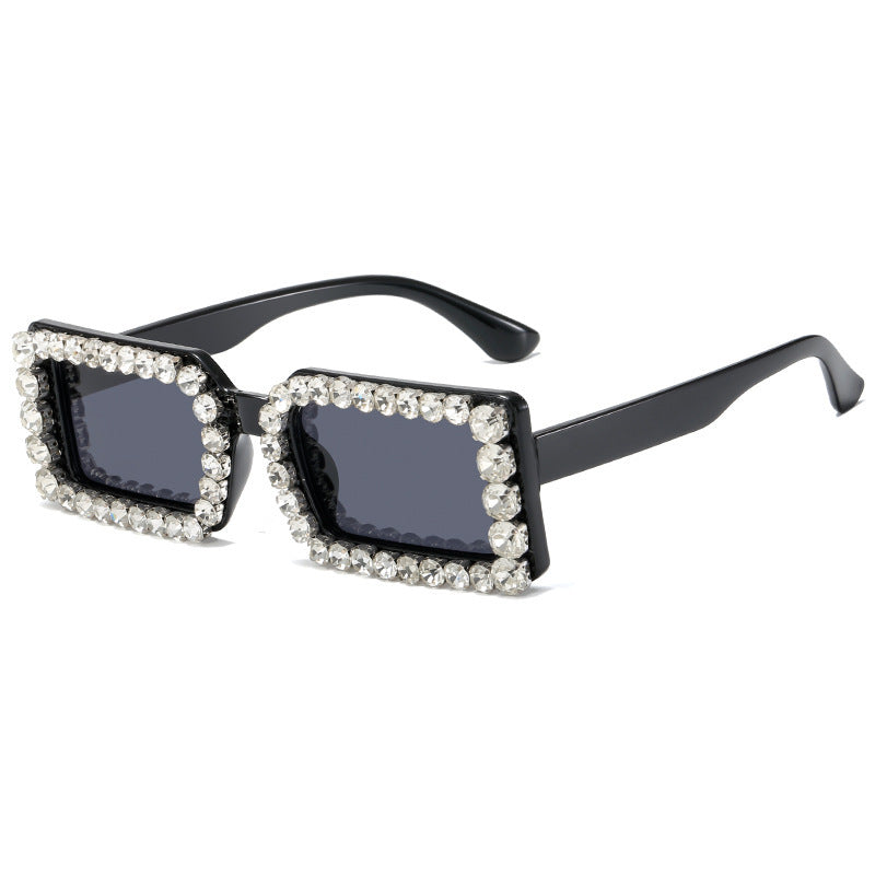 Wholesale PC Small Frame Sunglasses with Diamonds